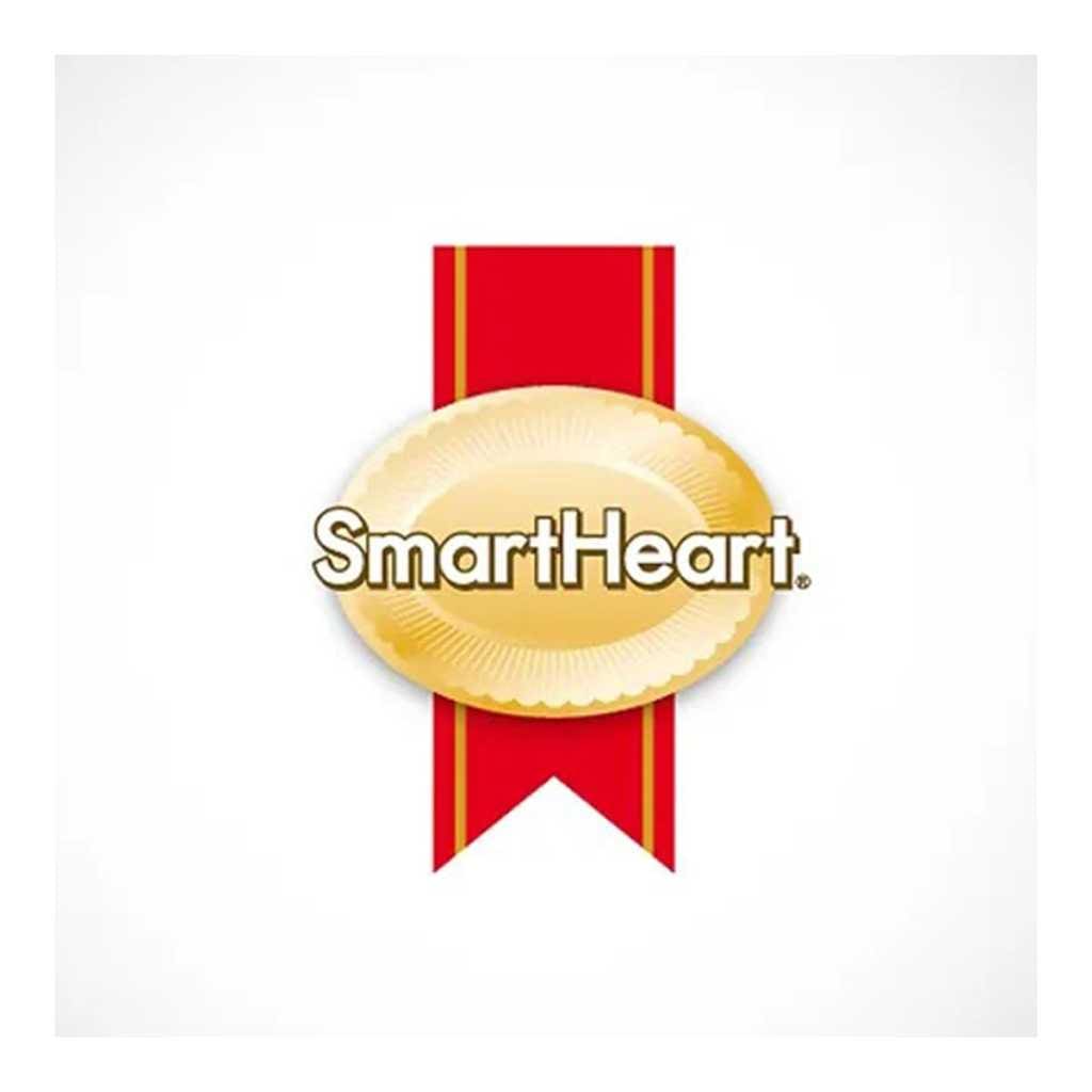 โลโก้ SmartHeart แสดงแถบสีแดงพร้อมเหรียญทองคำ มีข้อความ SmartHeart อยู่ตรงกลาง